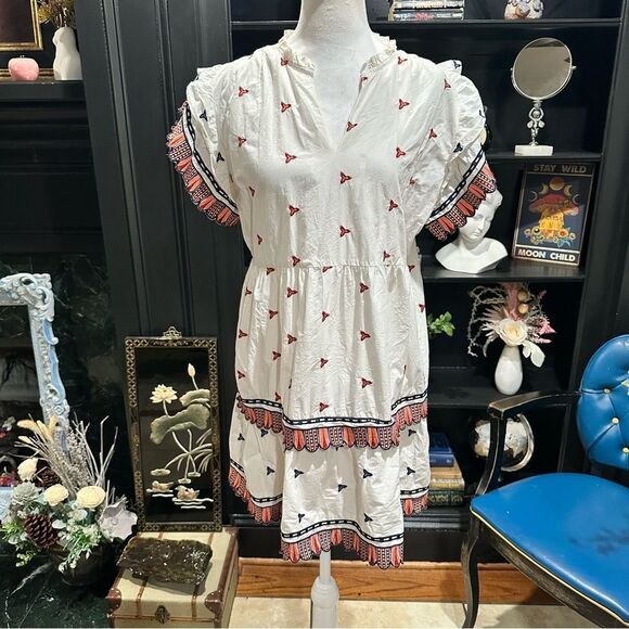 Marie Oliver Gia Embroidered Dress Size Small - Picture 2 of 12